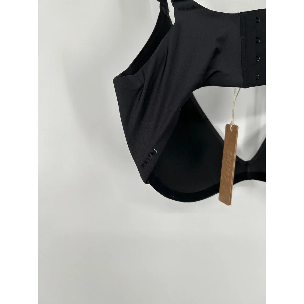 SKIMS Wireless Form Super Push Up Bra Womens‎ Size 38DD Onyx Adjustable Straps - Picture 5 of 7
